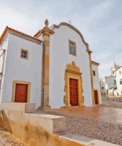 Albufeira City Buildings Paint By Numbers