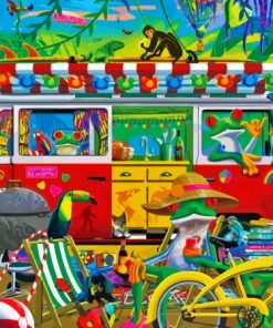 Animals Vanlife Paint By Numbers