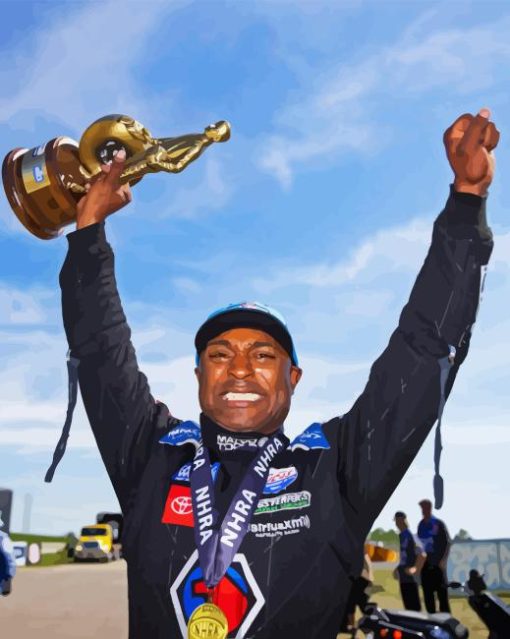 Antron Brown Driver Paint By Numbers