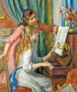 Auguste Renoir Girls At The piano Paint By Numbers