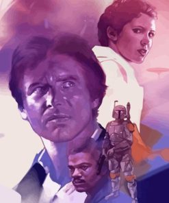 Empire Strikes Back Poster Paint By Numbers