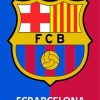 Fc Barcelona Logo Football Paint By Numbers