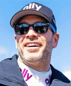 Jimmie Johnson With Sunglasses Paint By Numbers