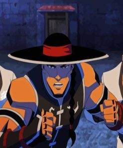 Kung Lao Mortal Kombat 11 Paint By Numbers