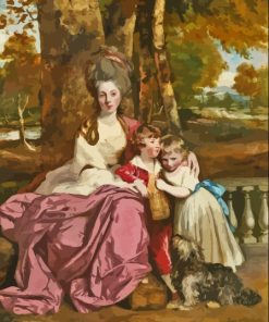 Lady Elizabeth Delme And Her Children Paint By Numbers
