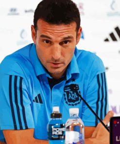 Lionel Scaloni Coach Paint By Numbers