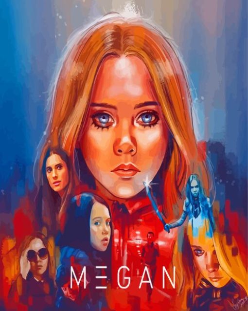 M3gan Poster Art Paint By Numbers
