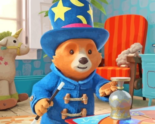 Magician Paddington Paint By Numbers