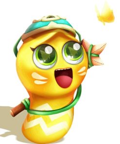 Mango Character From Larva island Paint By Numbers