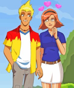 Martin Mystery And Jenni Paint By Numbers
