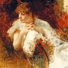 Neapolitan Lady by Giuseppe De Nittis Paint By Numbers