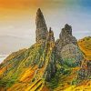 Old Man Of Storr Hill Scotland Paint By Numbers
