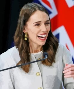 Prime Minister Jacinda Ardern Paint By Numbers