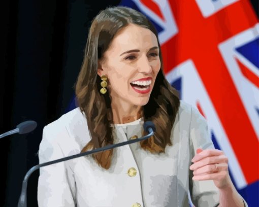 Prime Minister Jacinda Ardern Paint By Numbers