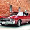 Red 71 Chevelle Chevrolet Car Paint By Numbers