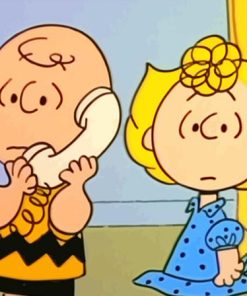 Sally And Charlie Brown Peanuts Paint By Numbers