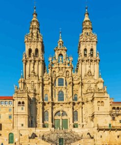 Santiago De Compostela Cathedral Paint By Numbers