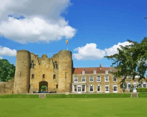 Tonbridge Castle England Paint By Numbers