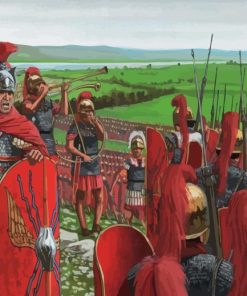 Vintage Roman Battle Paint By Numbers