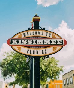 Welcome To Kissimmee Paint By Numbers