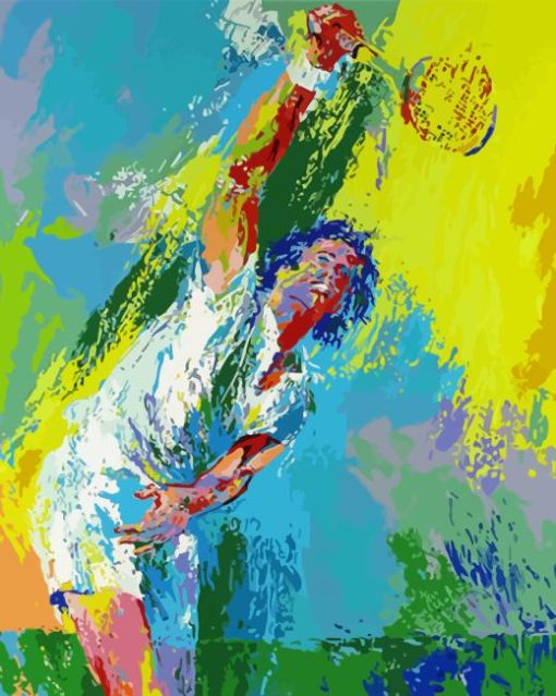 Abstract Tennis Paint By Numbers