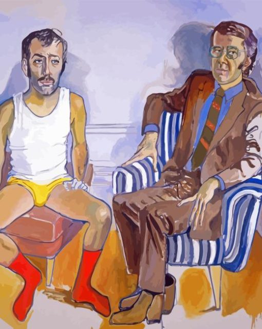 Alice Neel David Bourdon And Gregory Battcock Paint By Numbers