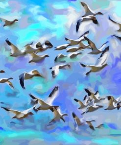 Birds Flock Arts Paint By Numbers