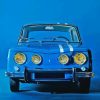 Blue Renault Gordini R8 Paint By Numbers