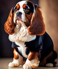 Cool King Charles Spaniel Paint By Numbers