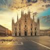 Duomo Di Milano Italy At Sunset Paint By Numbers