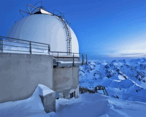 France Observatoire Pic Du Midi Paint By Numbers