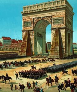 Franco Prussian War Paris Art Paint By Numbers