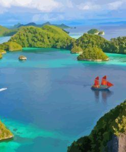 Java Island Paint By Numbers