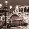 Rialto Bridge Venice Black And White Paint By Numbers