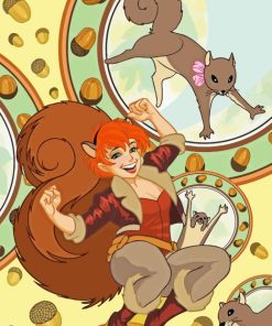 Squirrel Girl Paint By Numbers