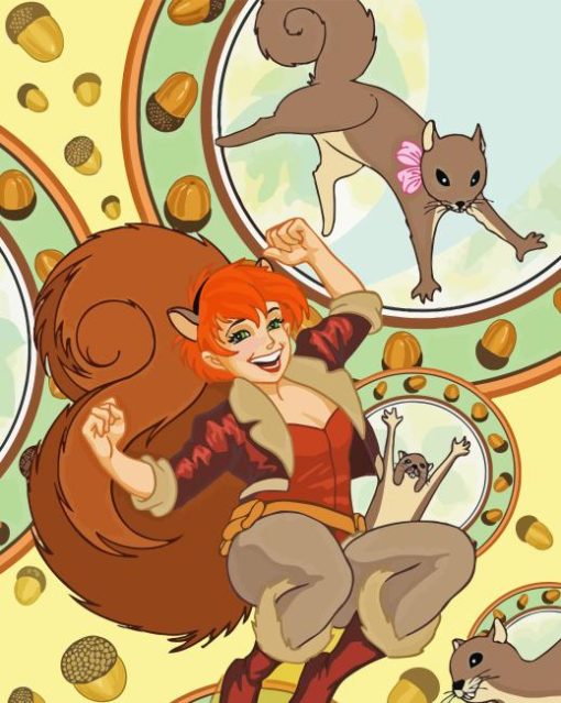 Squirrel Girl Paint By Numbers