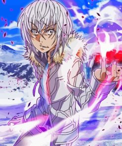 Accelerator Anime Hero Paint By Numbers