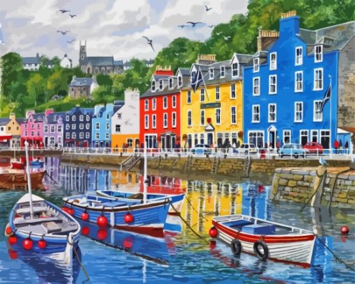 Aesthetic Tobermory Paint By Numbers