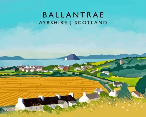Ayrshire Coast Poster Paint By Numbers