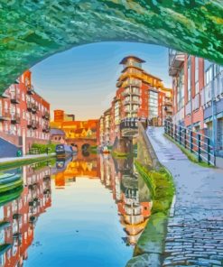 Birmingham City Canal England Paint By Numbers