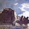 Cliffs And Moon At Night Bryullov Paint By Numbers