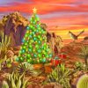 Desert Christmas Sunset Paint By Numbers