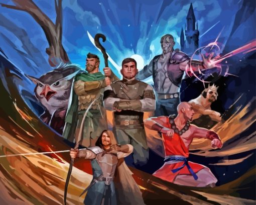 Dnd Party Paint By Numbers