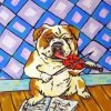 Dog Violin Art Paint By Numbers