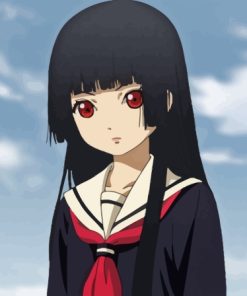 Enma Ai Anime Character Paint By Numbers