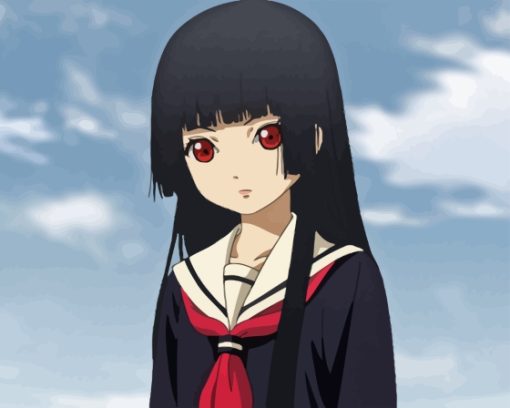Enma Ai Anime Character Paint By Numbers