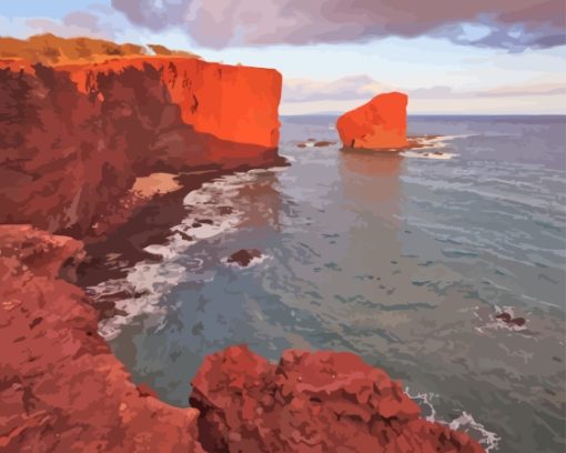 Lanai Landscape Paint By Numbers