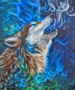 Spirit Wolf Paint By Numbers