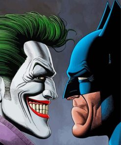 The Batman And The Joker Villain Paint By Numbers