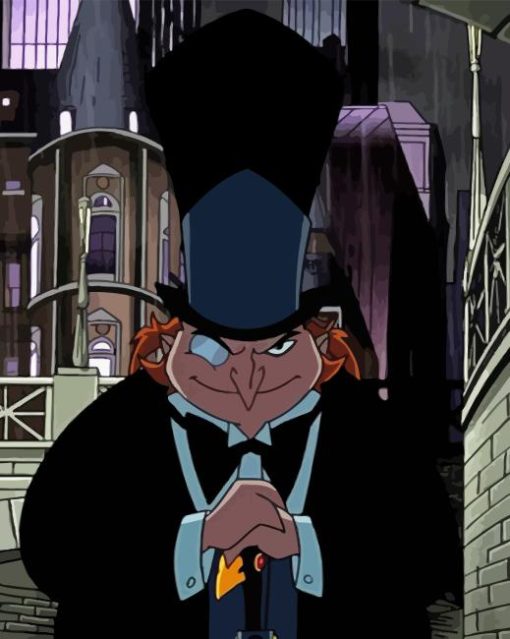 The Penguin Batman Cartoon Paint By Numbers